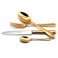 Cutipol Набор столовых приборов Atlantico Gold на 12 персон 72 пр. нержавеющая сталь золото зеркальная полировка (AT.72.G  (AT.72.G )