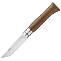 Нож Opinel №9, нержавеющая сталь, ореховая рукоять в картонной коробке, 002425 Нож Opinel №9, нержавеющая сталь, ореховая рукоять в картонной коробке, 002425