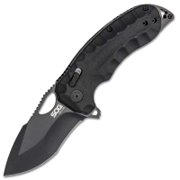 SOG Складной нож Kiku XR Blackout сталь CTS-XHP, рукоять микарта (12-27-02-57)